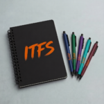 ITFS Premium Black Spiral Notebook & Pen Combo Set